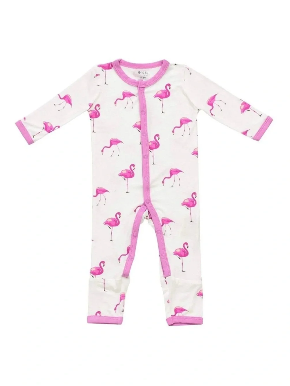 Kyte BABY Snap Romper in Flamingo 12-18 Months